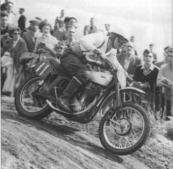 The Brit Geoff Ward riding BSA in 1956