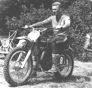 Torsten Hallman in 1967 aboard his Husqvarna