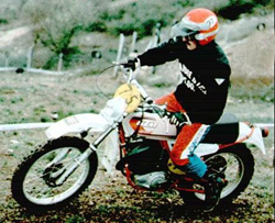 Elia Andrioletti, Italy riding his KTM 350cc in 1978