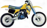 1986 Suzuki RM125 one of the most successful 125cc during the 80's