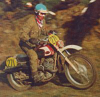 The Czech Zdenek Cespiva Riding Jawa 500cc 1971