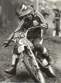 Allesandro Gritti riding KTM 125cc in 1976